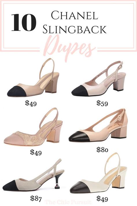 chanel slingback shoes dupes|chanel boots dupe.